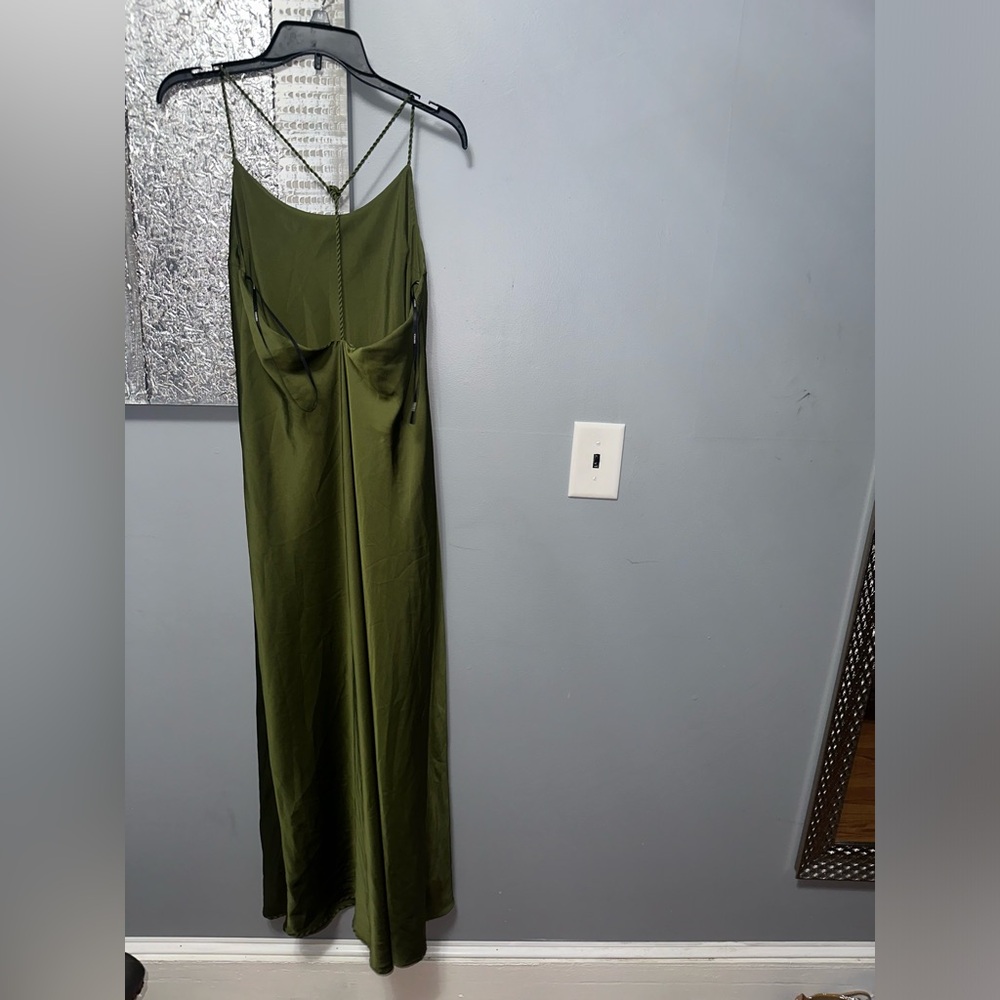 Satin Y-Back Maxi Slip Dress - Picture 2 of 4